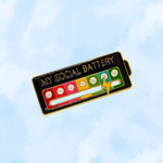 Social Battery Pin