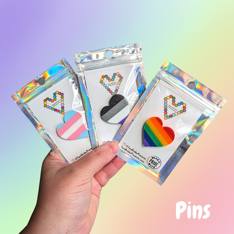 LGBTQIA+ 3D Printed Pins