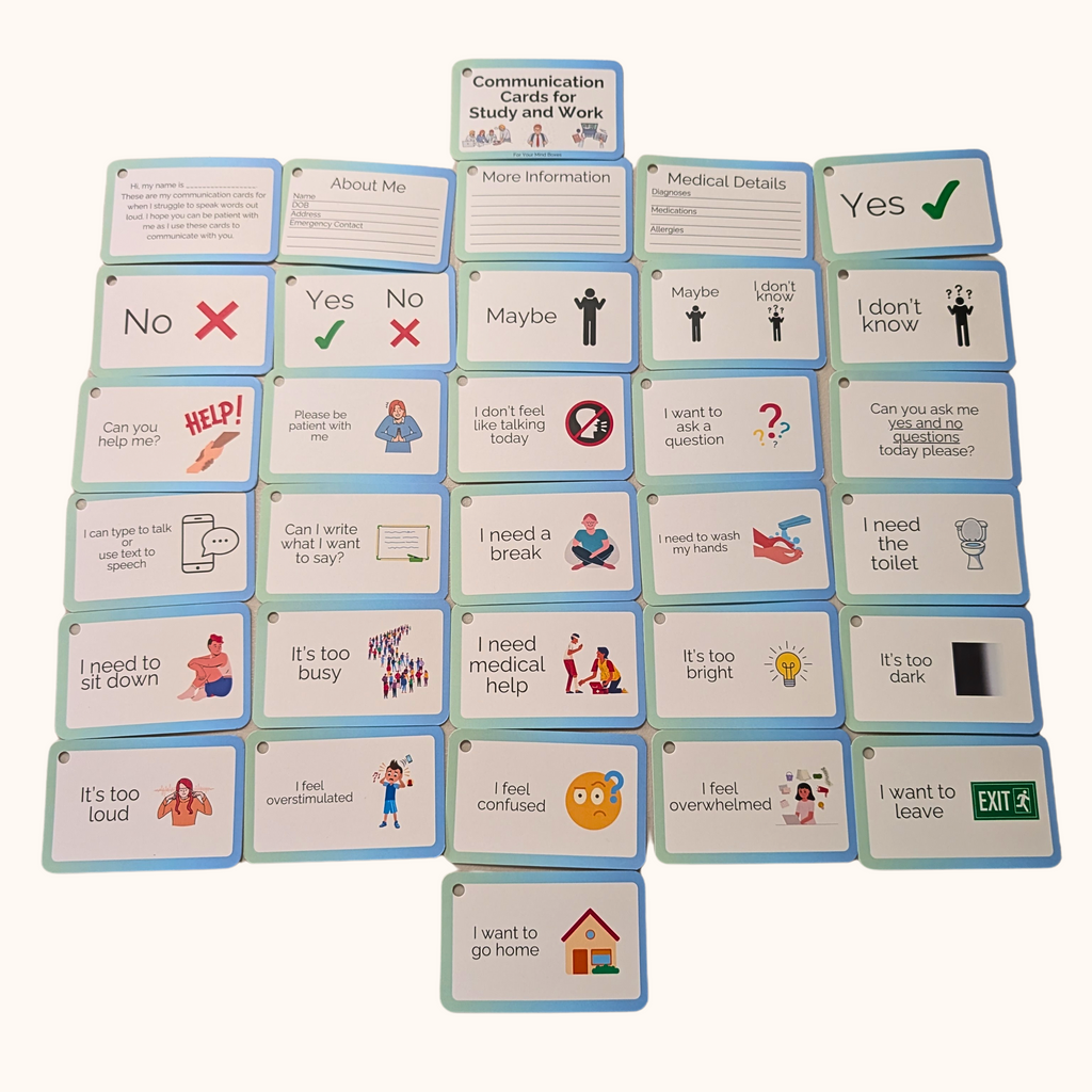 Communication Cards - Sets – For Your Mind Boxes