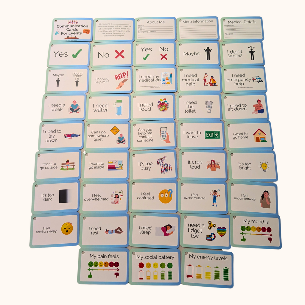 Communication Cards - Sets – For Your Mind Boxes