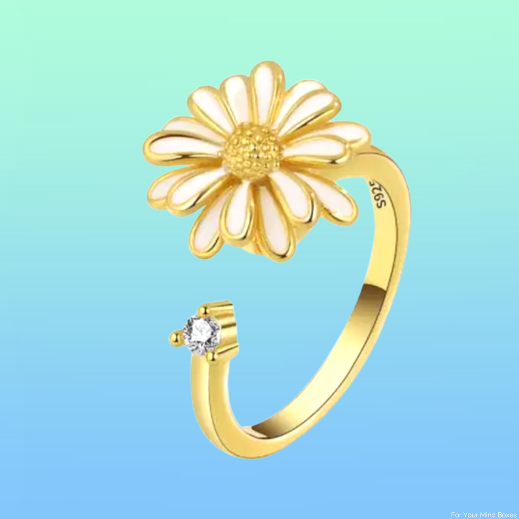 Sterling silver anxiety ring deals