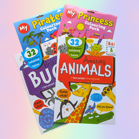 A4 Kids Colouring and Activity Books