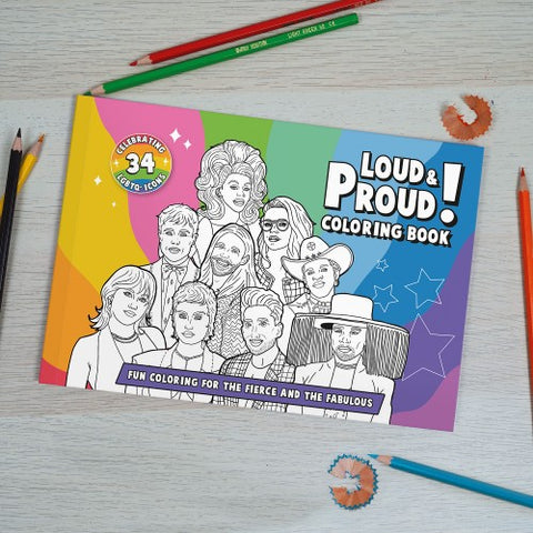 Loud and Proud Colouring Book