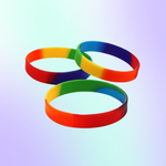 Rainbow Silicone Wrist Band
