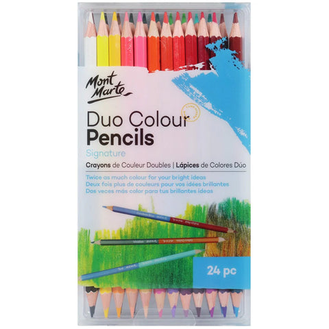 Duo Colour Pencils Signature 24pc