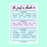 'Hi, Just Checking In' - Communication A6 Notepad