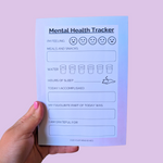 A5 Mental Health Tracker Notepad