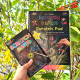 Rainbow Scratch Art