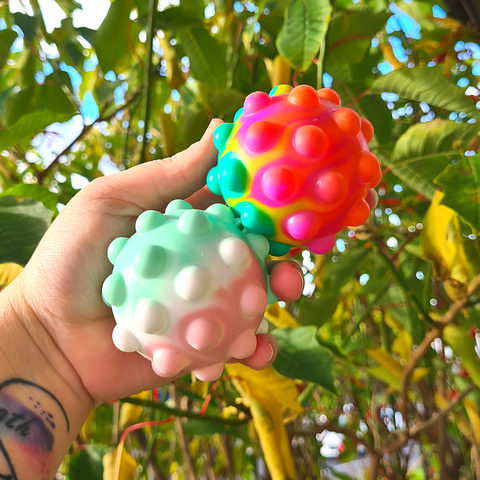 Pop It Fidget Ball - 3D