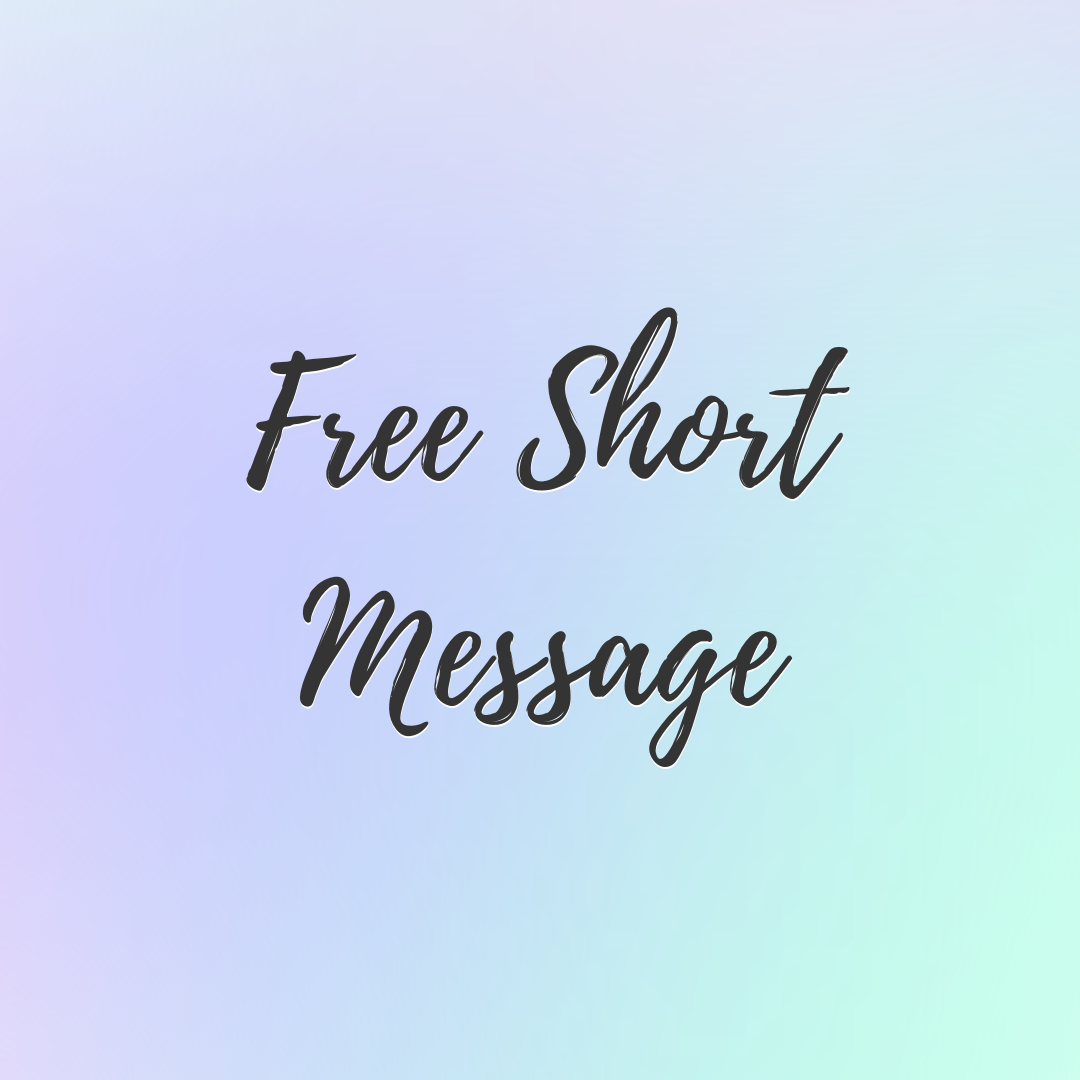 Free Short Message on a Plain Sticker – For Your Mind Boxes